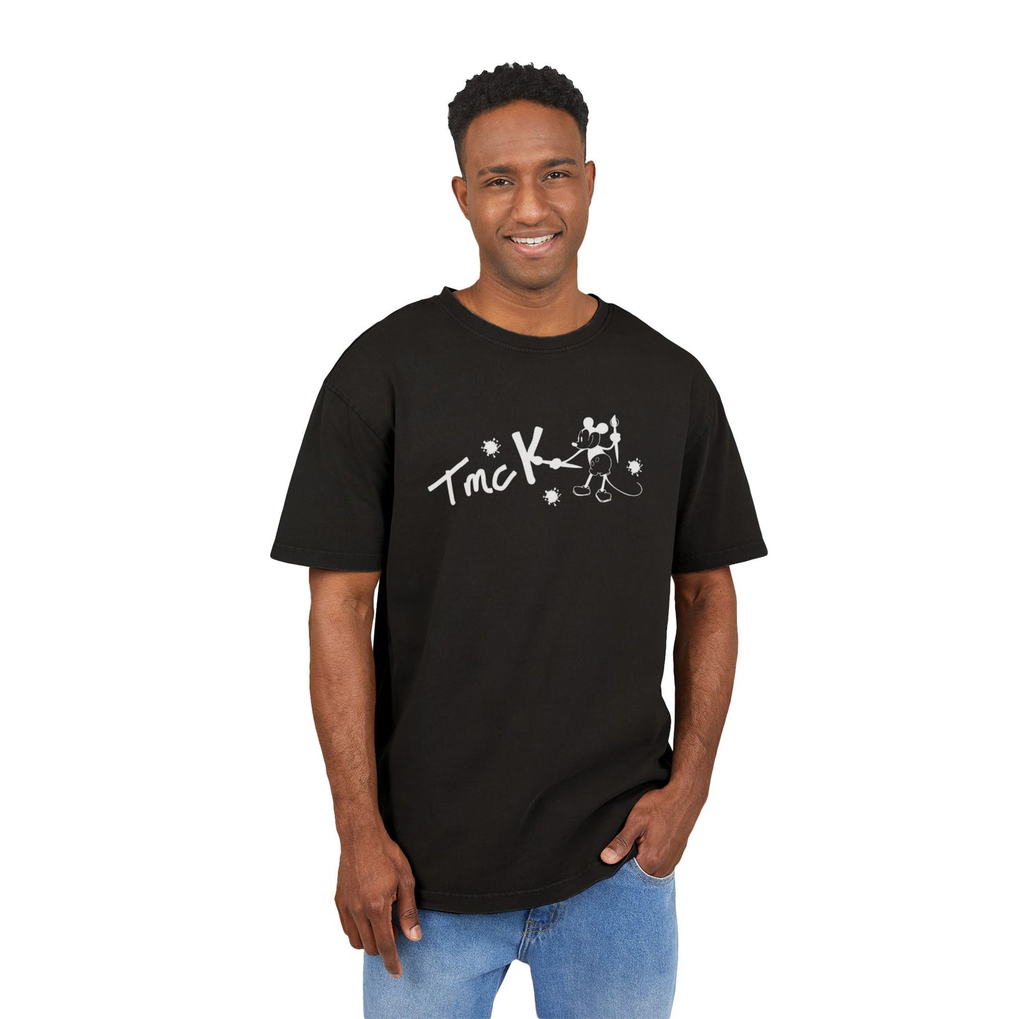 Tmck Retro Splash T-shirt | Unisex, 100%Coton, Oversize | TOMACK Store