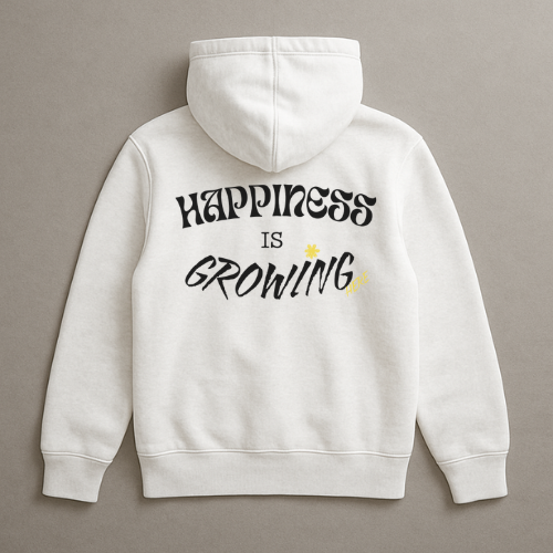Hoodie unisex "Growing" - HAPINNESS Collection
